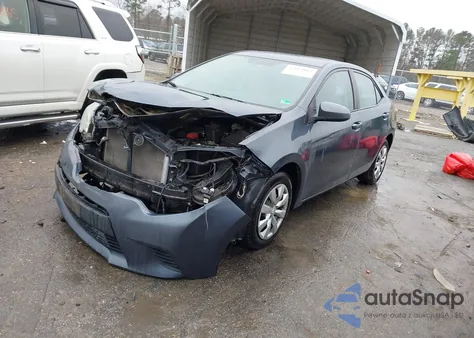 2014 Toyota Corolla Le z USA, uszkodzony, nr VIN 2T1BURHE7EC175408